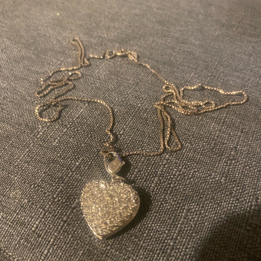 Two heart necklaces